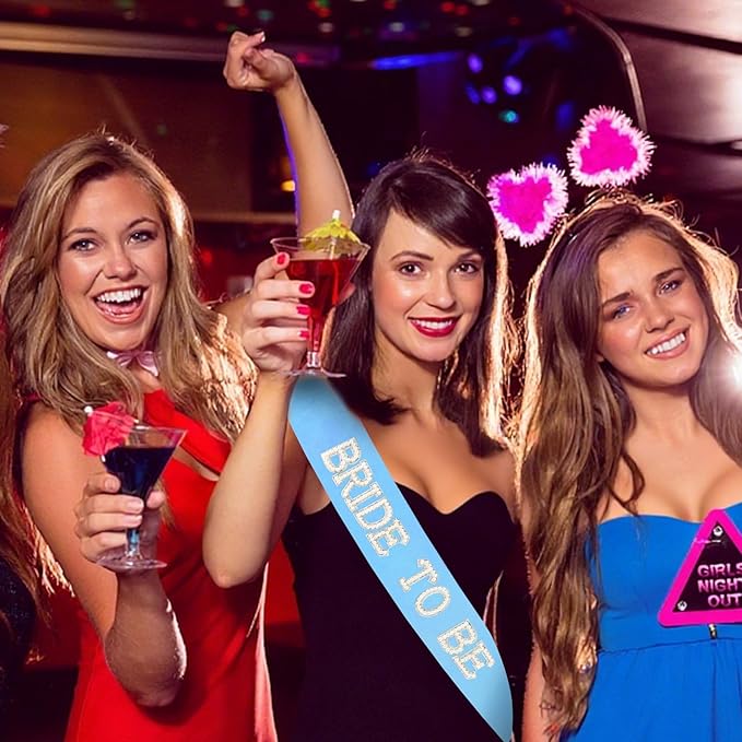 Blue Bride to Be Sash Bride Sash Bachelorette Party Decorations Bridal Shower - Image 4