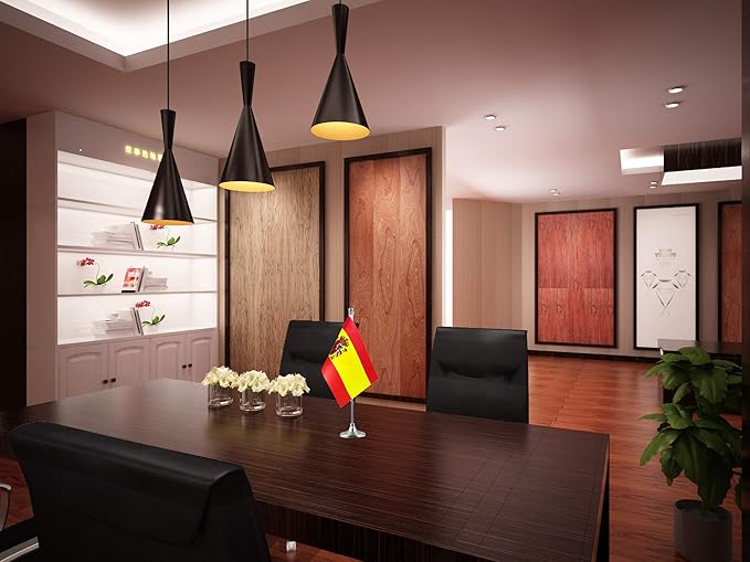 Spain Spanish Flag Table Desk Flags, Office Flag, International World Country - Image 3