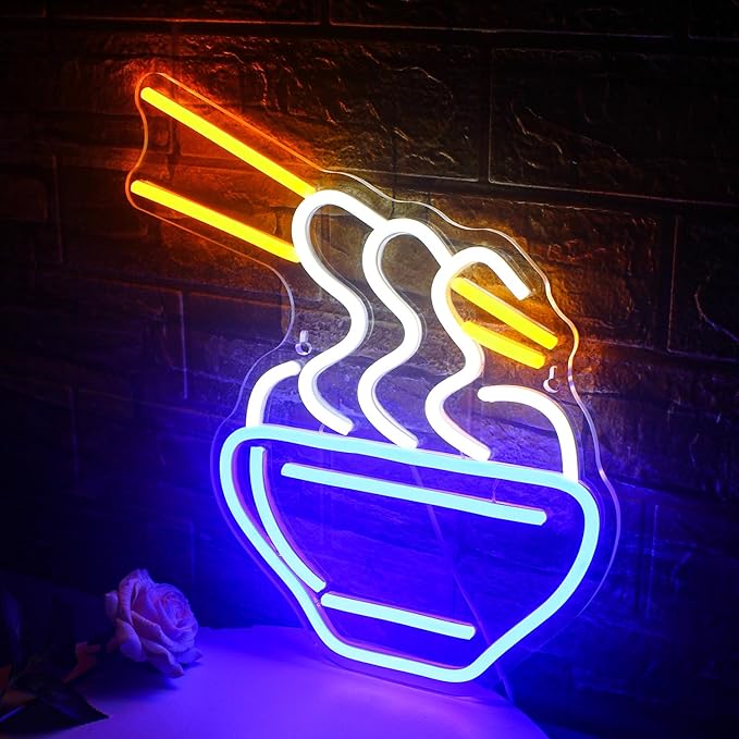 Ramen Neon Sign Blue Led Neon Lights - Image 5