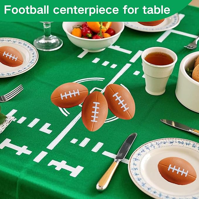 ALISSAR 6-Pack 5.7" Mini Football Stress Balls, Mini Foam Footballs - Image 8