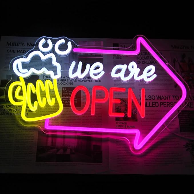 We Are Open Bar Neon Sign Beer Neon Lights Open - Image 7