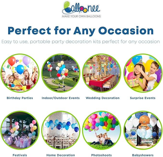Jumbo Disposable Helium Party Kit - Image 7