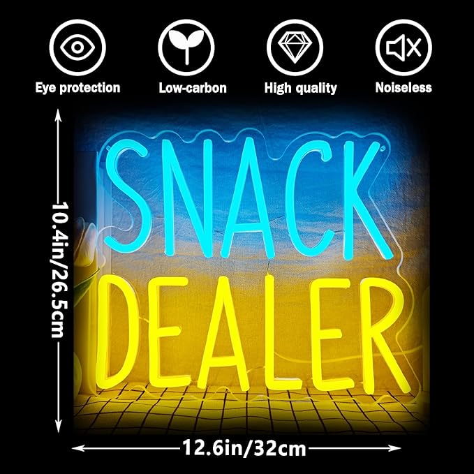 Snack Dealer Neon Sign Snack Bar Led Neon Sign - Image 6