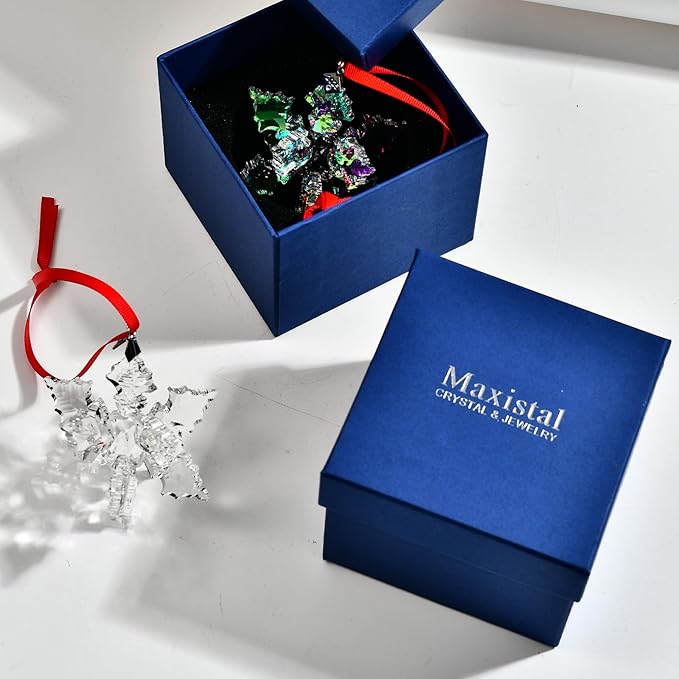2025 Annual Edition 3D Crystal Snowflake Ornament Christmas Ornament Home Decor - Image 6