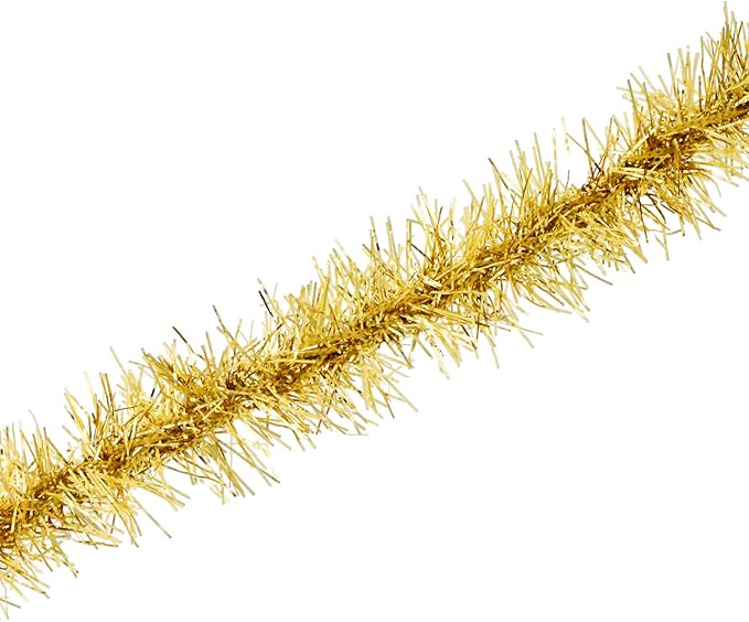 Mandala Crafts Gold Tinsel Garland - Image 2