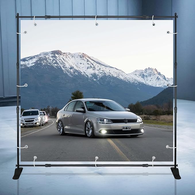 8x8 FT Heavy Duty Backdrop Banner Stand - Image 6