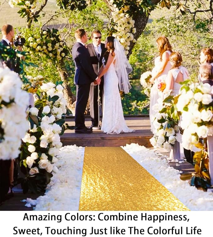 ShinyBeauty Aisle Runners for Weddings Sparkling Aisle Runner Decoration of - Image 3