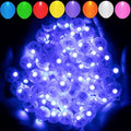 Aogist 200pcs Blue Balloon Light, Long Standby Time Waterproof Mini Ball Light by Aogist
