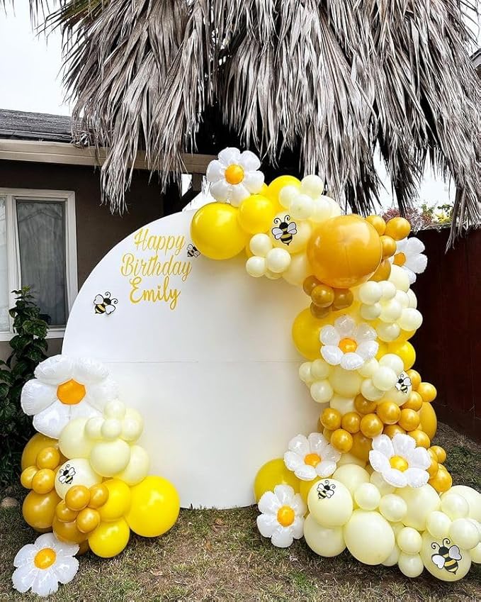 Bezente Pastel Yellow Latex Party Balloons - Image 7