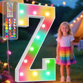 Ledido 4FT Marquee Light Up Letters, 34 Colors Changing Marquee Letter 4 Feet by Ledido