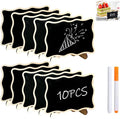 10PCS Mini Chalkboard Signs, Framed Small Chalk Board Food Labels by Unknown
