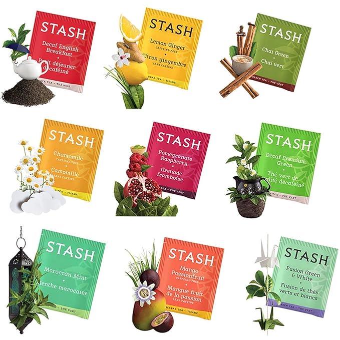 Stash Tea Bags Sampler Assortment Box 30 Different Flavors Gifts - Image 4
