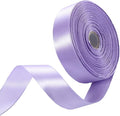 1 Inch Light Purple Satin Ribbon 50 Yards Solid Fabric Ribbons by Celadora