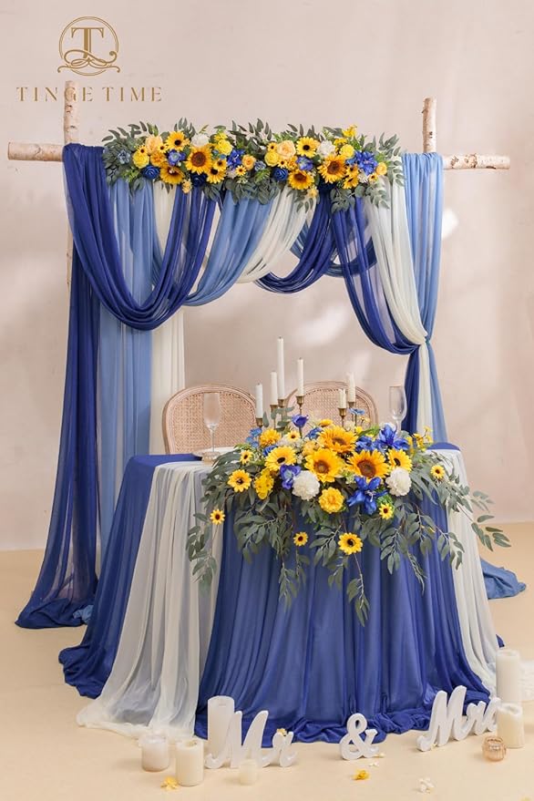 TINGE TIME Artificial Sweetheart Flower Swag - Image 3