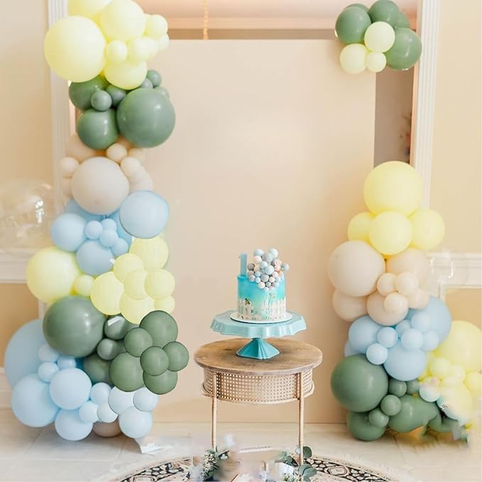 Sage 52 PCS 12 Inch Multi-Colored Balloons - Image 7