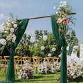 Emerald Green Wedding Arch Draping Fabric 2 Panels 29" x 20 FT Wedding Drapes by DeZerlor