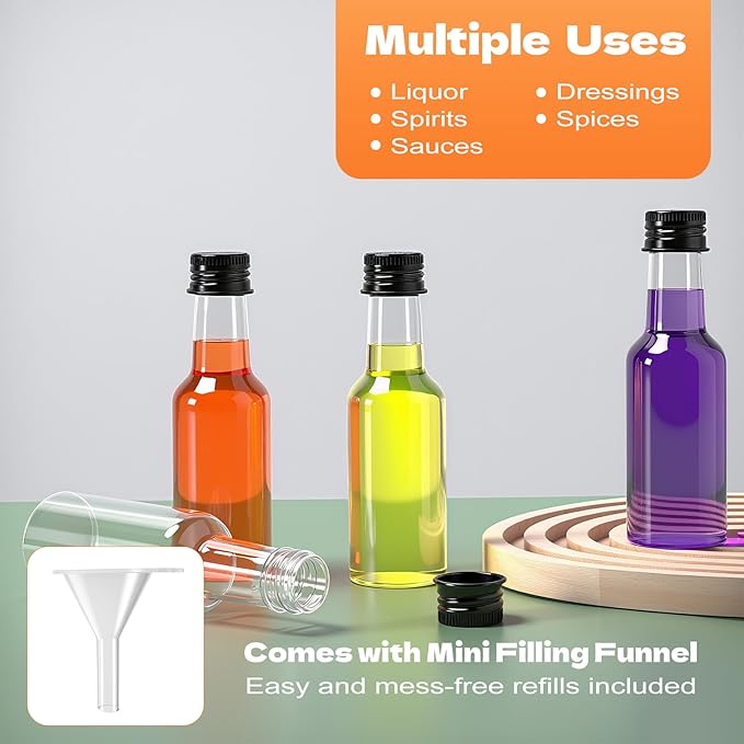 50 Pcs Mini Liquor Bottles - Image 5