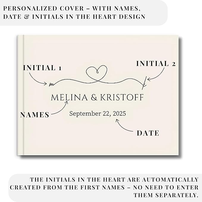 Wedding Guest Book – Personalized Polaroid Guest Book - Image 2