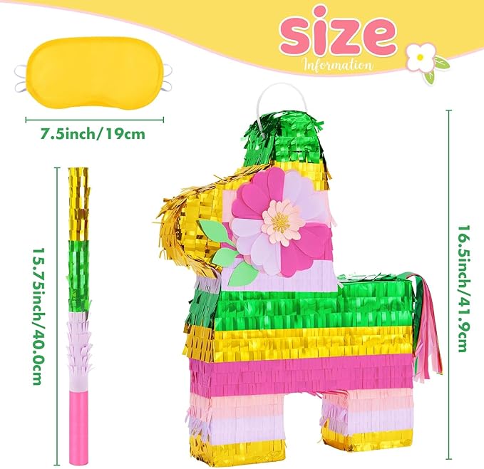 WERNNSAI Hawaiian Donkey Piñata - Image 3