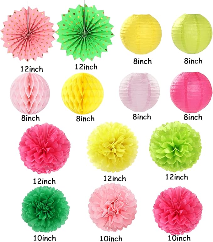 Hawaiian-Summer Beach Pool Party-Decorations Streamers - Image 3