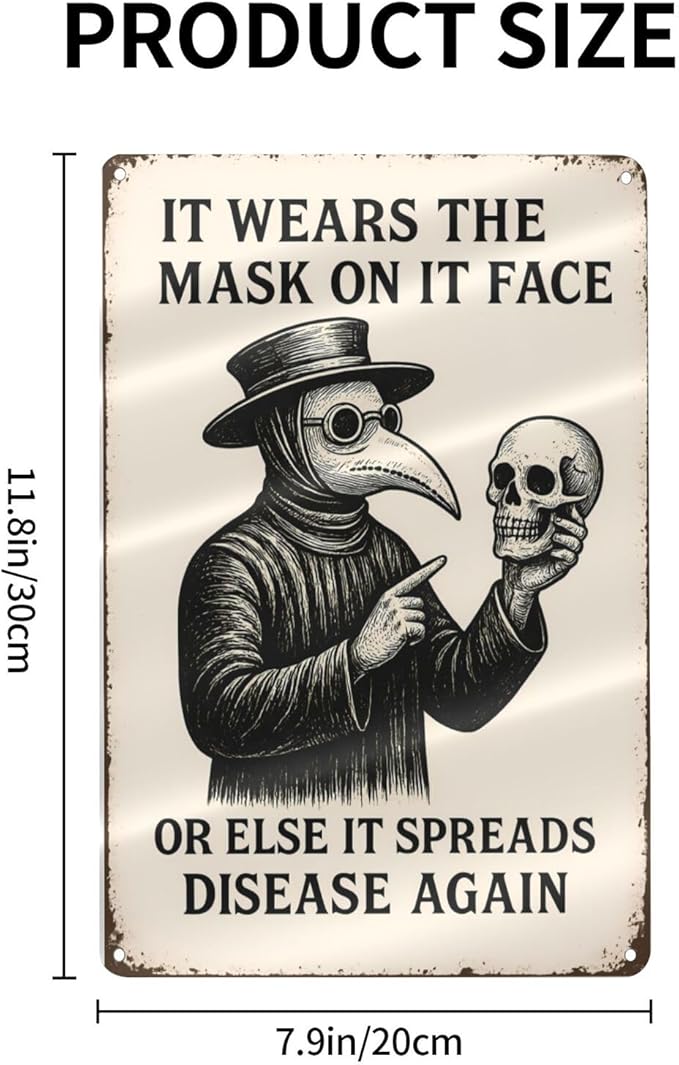 Funny Goth Bathroom Sign - Image 4