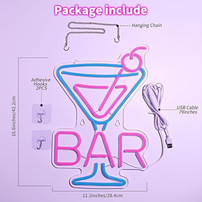 Cocktail Neon Sign - Image 7