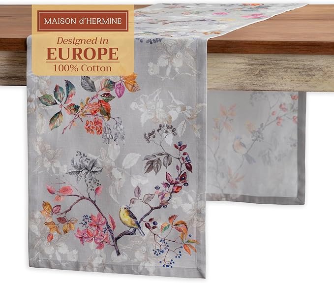 Maison d' Hermine Table Runner 100% Cotton Single Layer Table Runners 108 by MaisondHermine