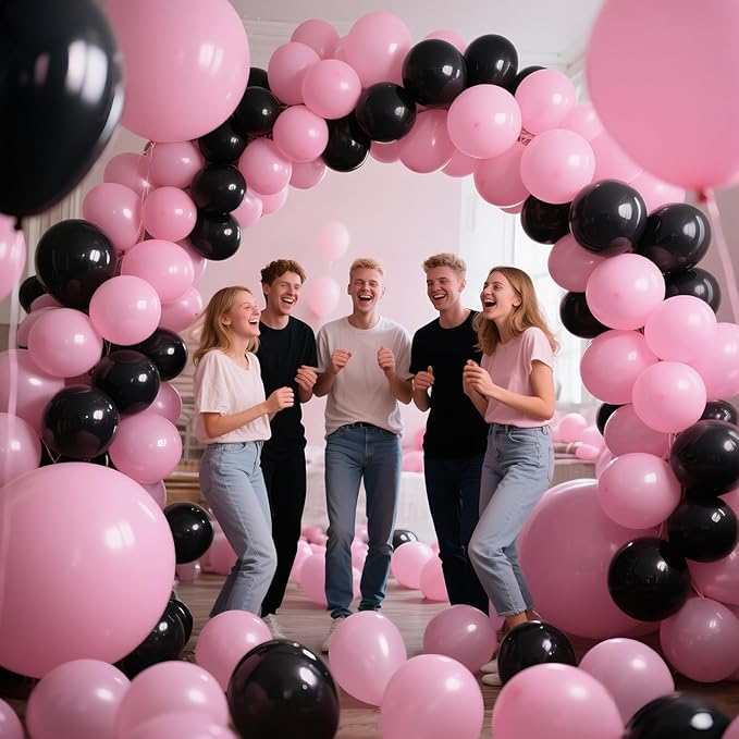 KAWKALSH Light Pink Balloon Arch Kit 111Pcs 18 12 5 Inch Latex Party Balloons - Image 8
