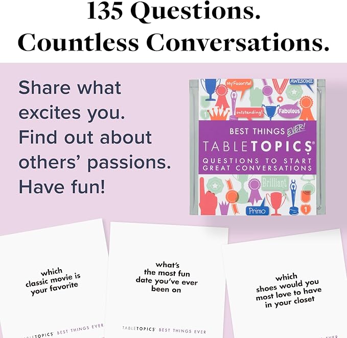 TableTopics Best Things Ever Question Card Game - Image 2