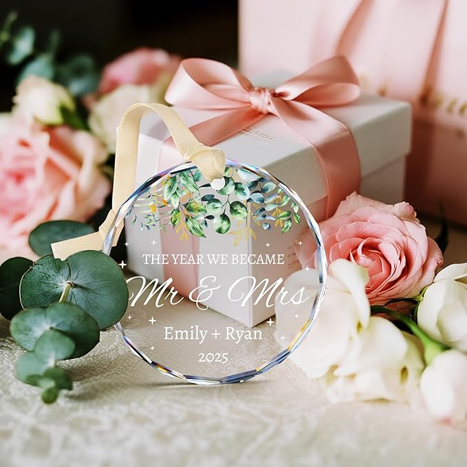 First Christmas Married Ornament 2025 - Image 5