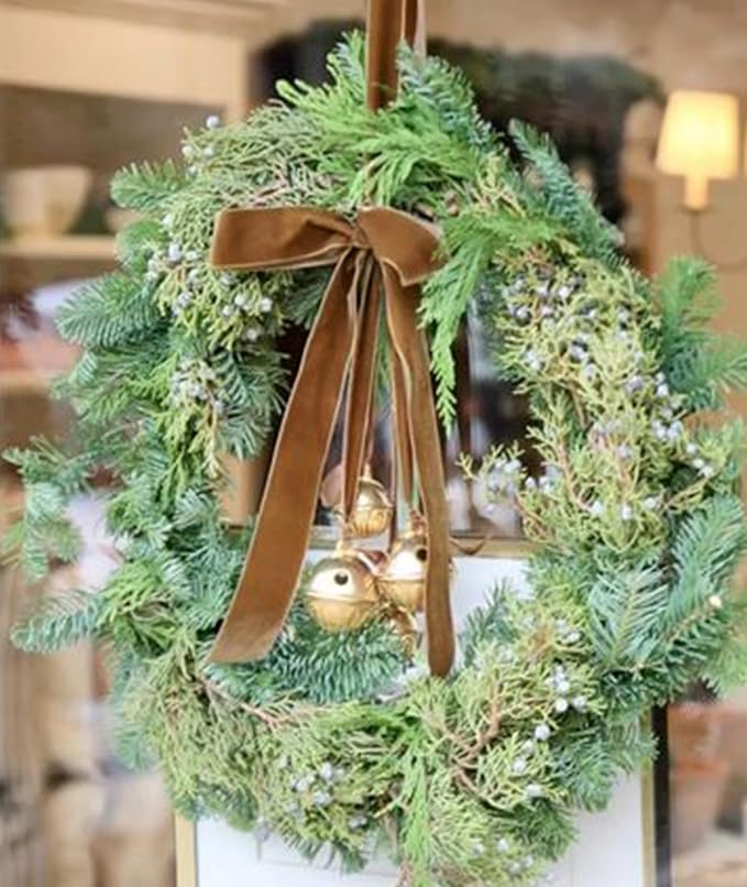 Camel Christmas Velvet Ribbon for Tree, Gift Wrapping, Flower Bouquet, Wreath - Image 5