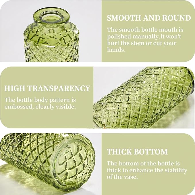 Mini Bud Vases As Wedding Centerpieces - Image 2
