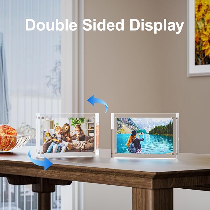 2 Pack 4x6 Acrylic Picture Frames - Image 4