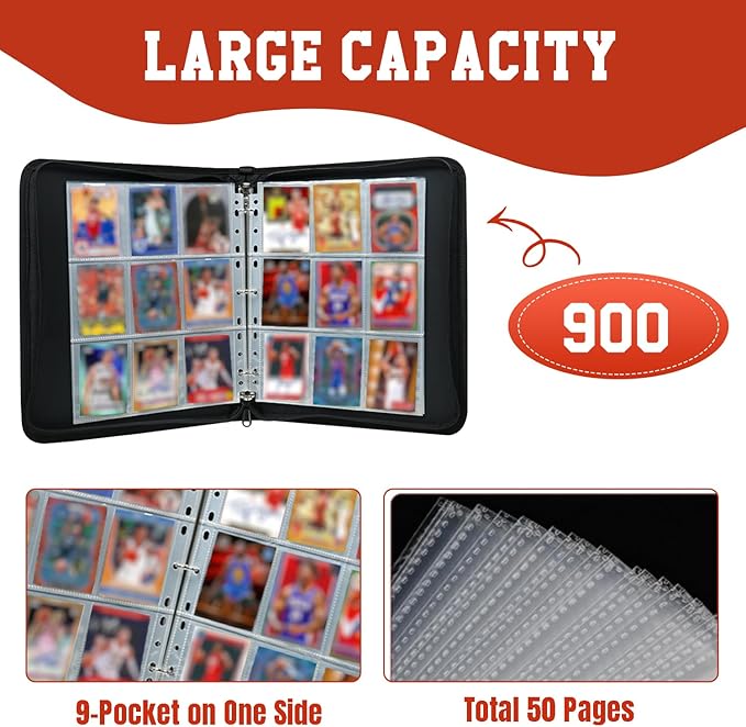 Trading Card Binder 9 Pocket - Image 4