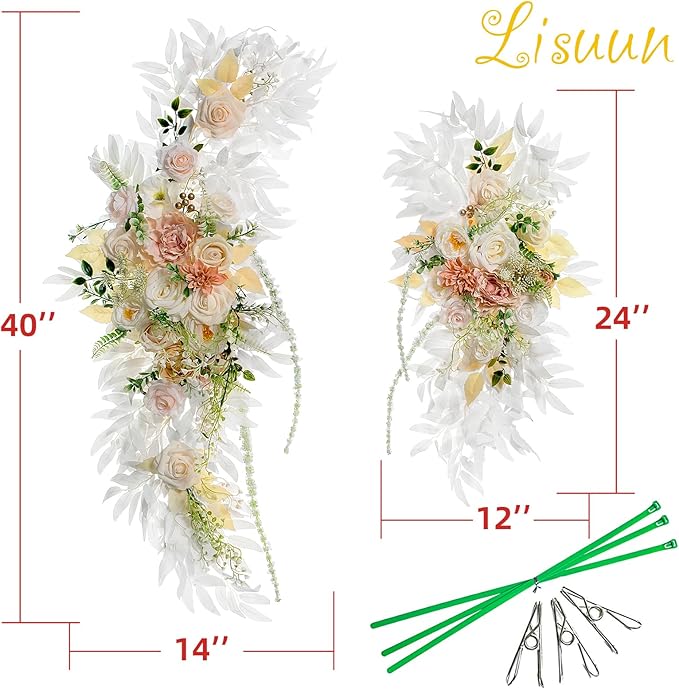 Wedding Arch Flowers, Artificial Flowers - Image 6