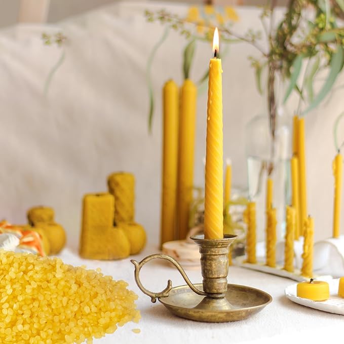 5-lb Pure Yellow Beeswax pellets - Image 6