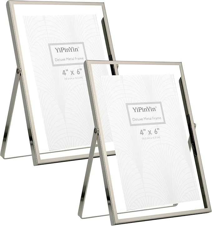 Silver 5x7'' Floating Frame Set of 2, - Image 8