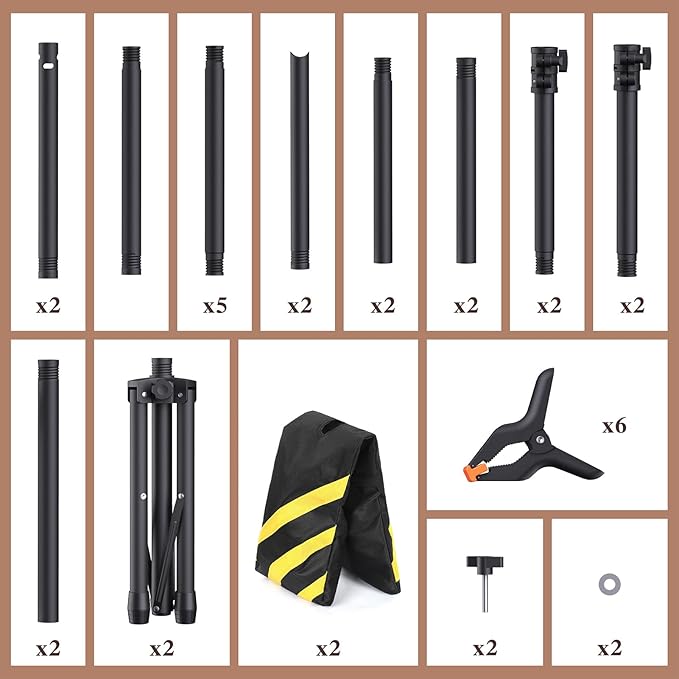 Backdrop Stand 10x7.5ft, Photo Back Drop Stand - Image 9