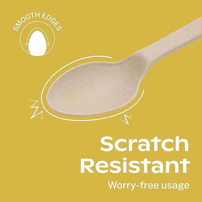 CORAL Light Brown 100% Compostable Spoons - Image 4