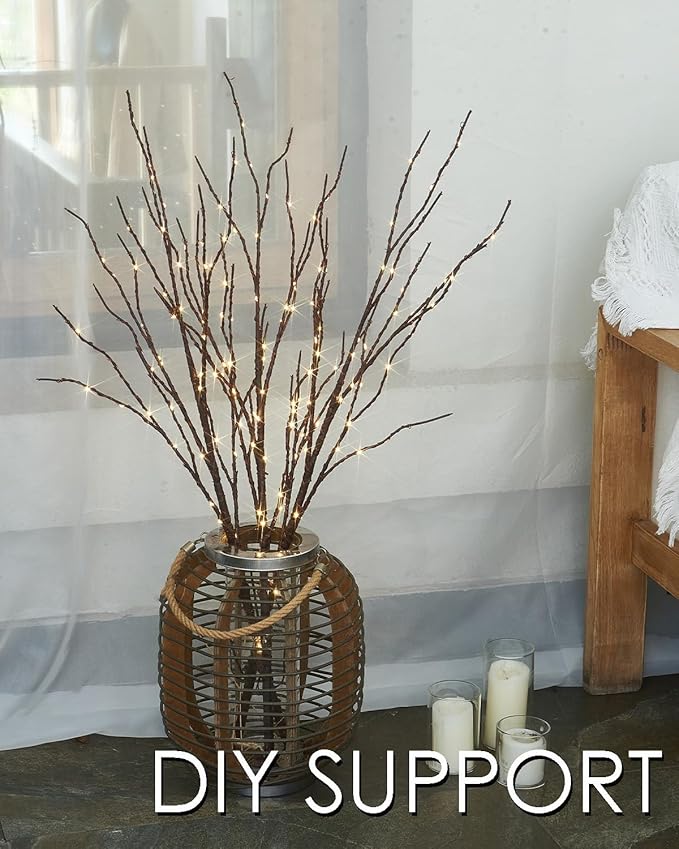 Birchlitland Lighted Branches for Vase 32in Tall 150 LED Plug in - Image 4