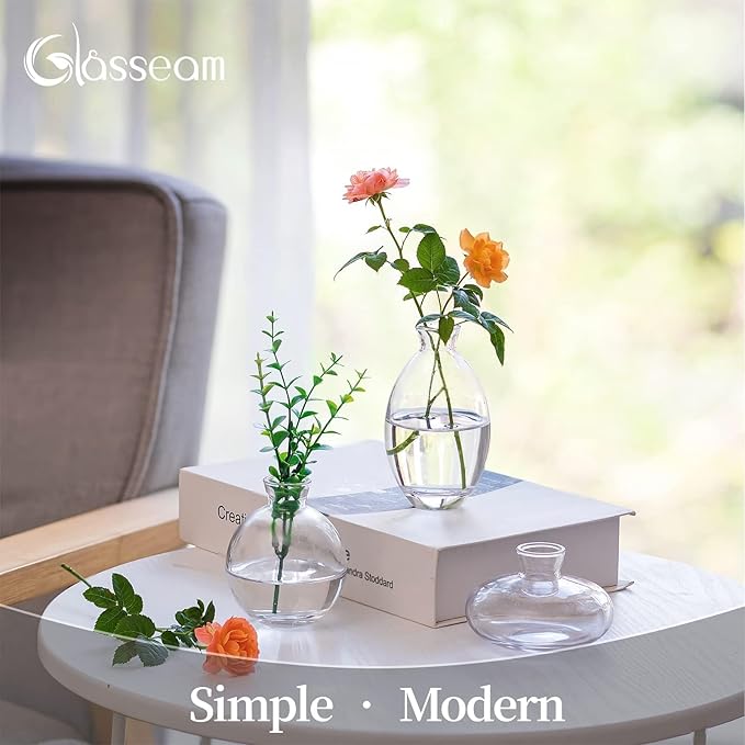 Glass Bud Vase for Centerpieces - Image 4