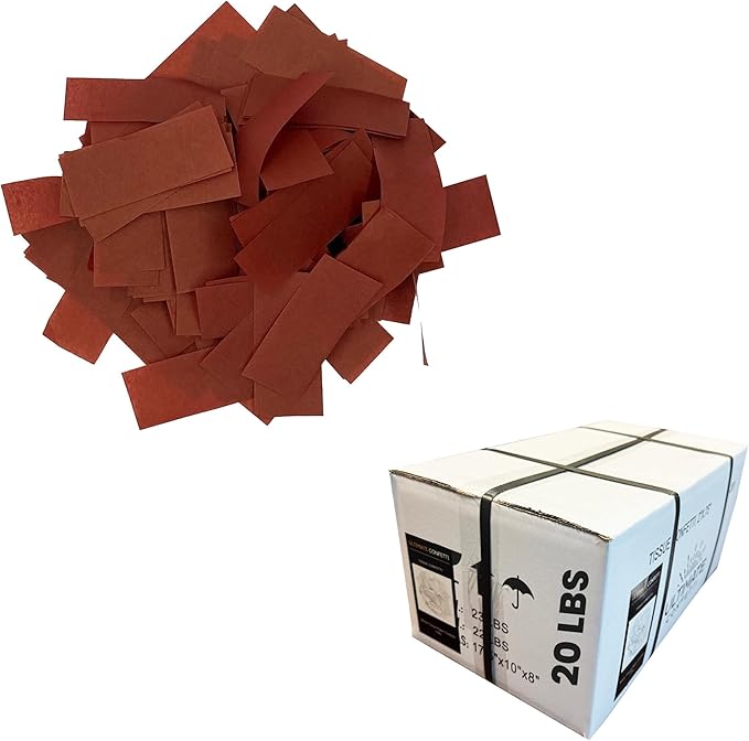 Ultimate Confetti, Maroon Biodegradable Confetti - Image 8
