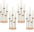 5 Arm Gold Candelabra Centerpieces by foriy