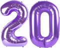 Purple Number 20 Balloon by Upgesy
