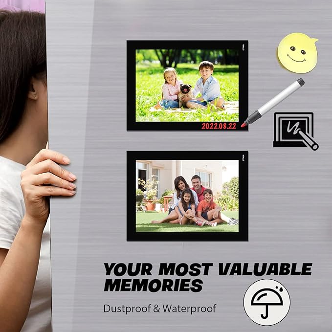 5X7 Magnetic Picture Frames for Fridge, Magnets Photo Pockets/Sleeves, Printing - Image 7