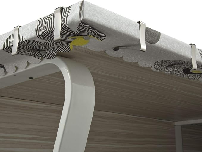 TriPole Tablecloth Clips 24 Pack Stainless Steel Table Cover Clamps Skirt Clips - Image 7