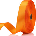 Orange Ribbon 7/8 Inch 60 Yards Satin Craft Ribbon-Single Face Polyester Ribbon by Unknown