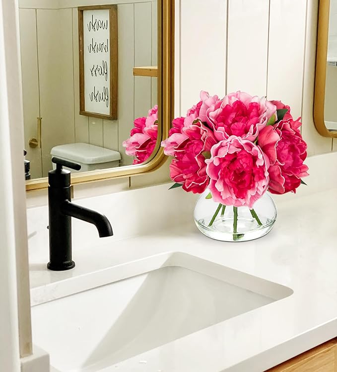 Hollyone Peonies Artificial Flowers - Image 3