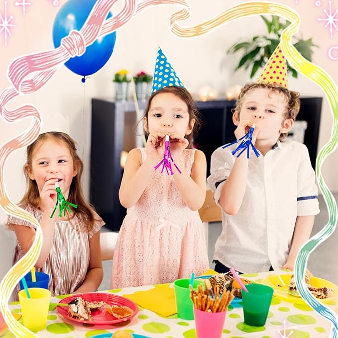 Gold Noise Makers Party Blowers 24 PCS Noise Maker Party Blowers Party Horns - Image 4