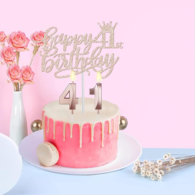 41 Birthday Decorations for Women Including Birthday Sash, Crown/Tiara - Image 6